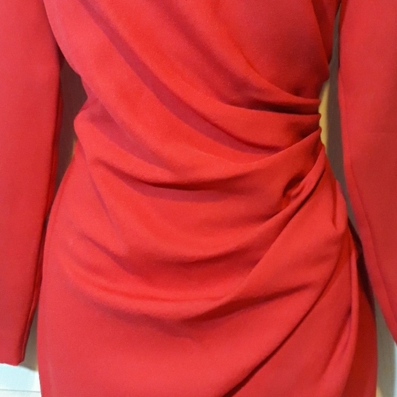 Moda Int'l red dress GORGEOUS FOR HOLIDAYS!! - Picture 3 of 10